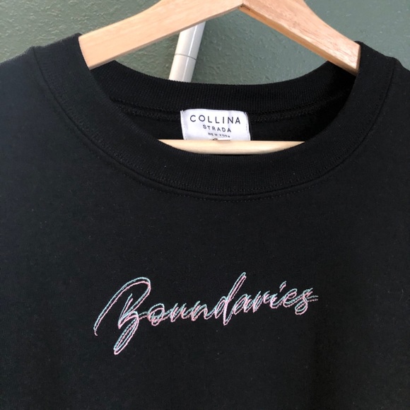 NWT Collina Strada Boundaries Sweatshirt - Small - Picture 3 of 4
